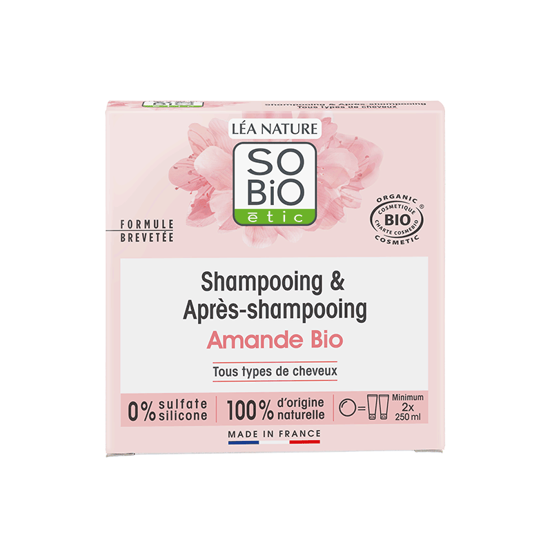 Shampooing et après shampooing solide amande bio_image